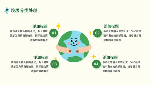 地球生态绿色环保教育通用PPT模板