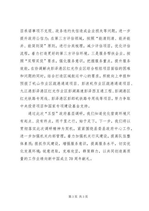 五型政府调研报告.docx