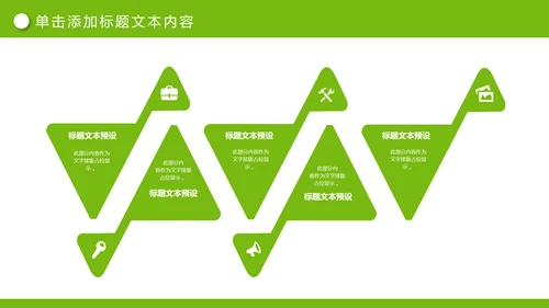 绿色清新节约用水公益宣传活动PPT模板