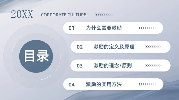 蓝色简约商务风企业培训找到员工激励的钥匙团队管理PPT模板员工培训