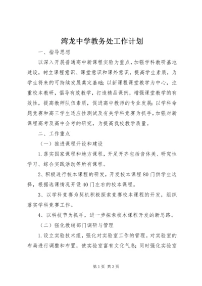 湾龙中学教务处工作计划.docx