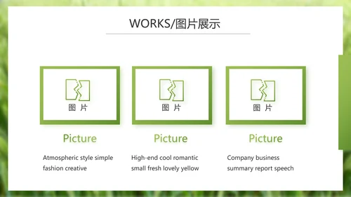 绿色农产品介绍宣传动态PPT模板