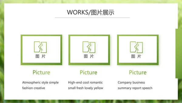 绿色农产品介绍宣传动态PPT模板