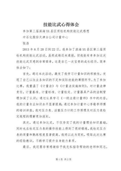 技能比武心得体会 (3).docx