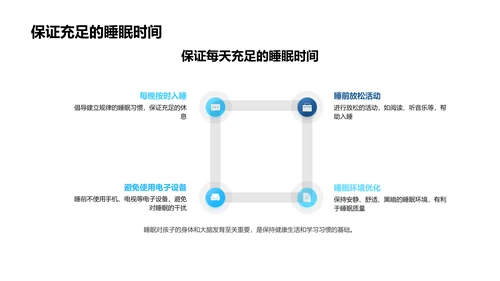 儿童健康讲座PPT模板