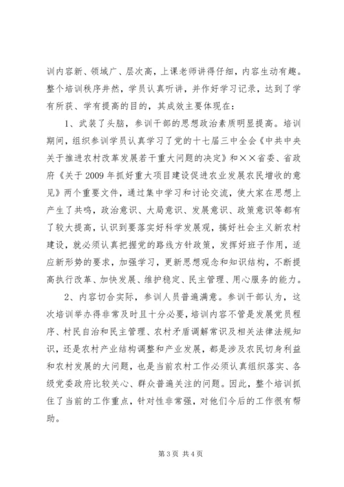 乡镇村支书记培训年终工作总结.docx