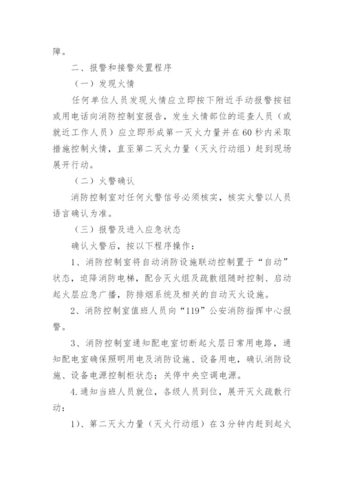 消防疏散应急预案.docx