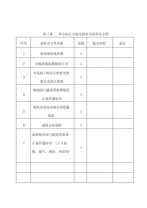 上海市建设工程设计标准合同标准