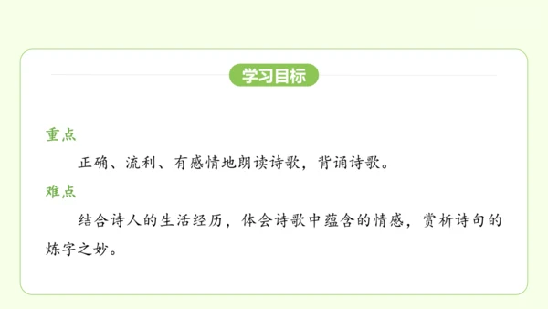 七年级下册语文 第六单元 课外古诗词诵读二 课件