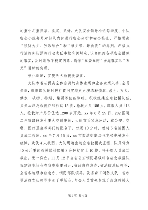 先进消防支队事迹材料.docx