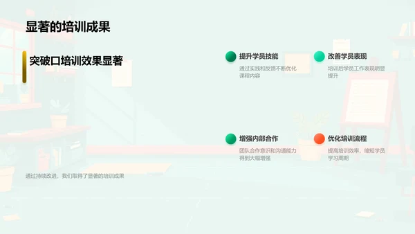 培训项目年中报告PPT模板