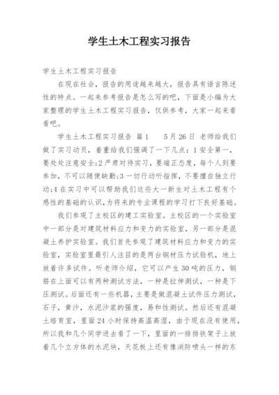 学生土木工程实习报告.docx