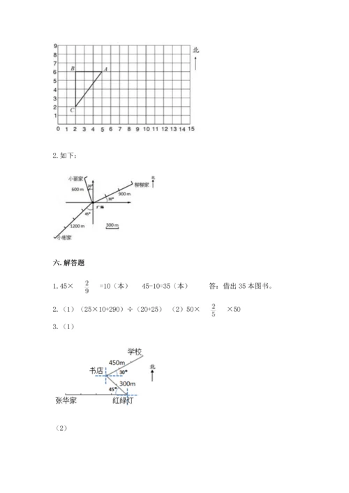 人教版六年级上册数学期中测试卷【网校专用】.docx