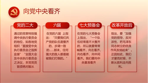 红色大气党政党风廉洁述职报告PPT