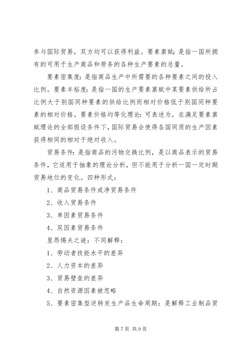 国际贸易理论学习心得 (4).docx