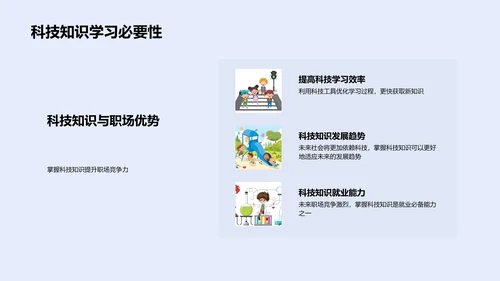 科技学习新策略PPT模板