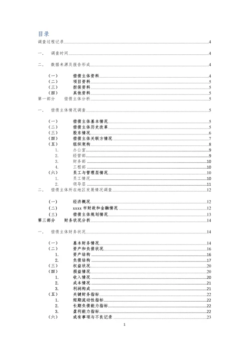 棚改项目债权投资计划尽职调查报告.docx