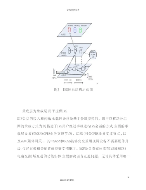 IMS体系研究及其增值业务能力分析.docx