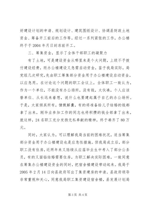 县食品药品监督管理局办公场所建设工作汇报 (8).docx