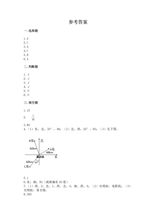 人教版六年级上册数学期中测试卷【黄金题型】.docx