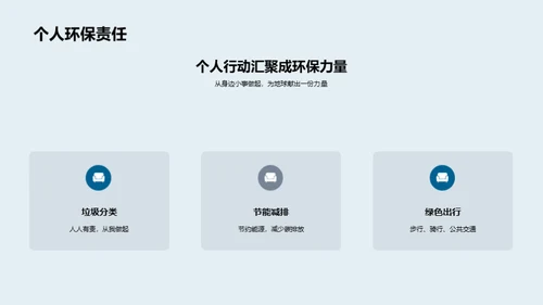 环保行动，我为地球加油