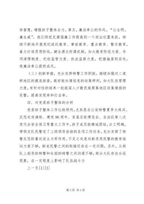 公安领导班子个人整改剖析材料 (2).docx