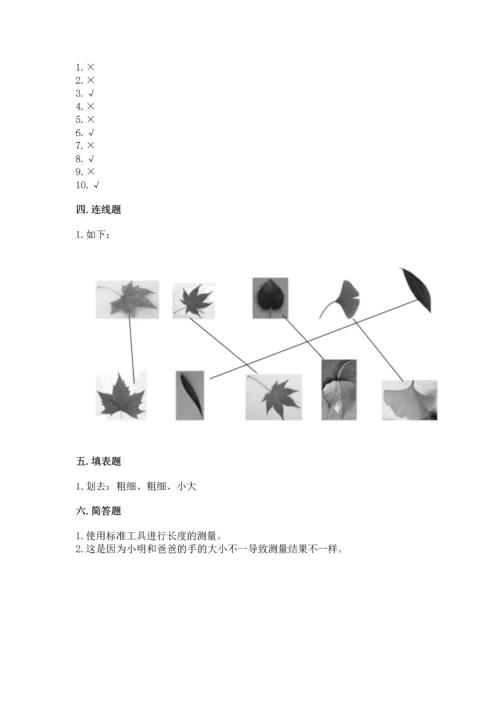 教科版一年级上册科学期末测试卷精品【预热题】.docx