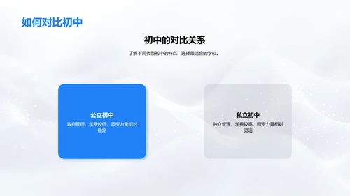 合适初中的选择策略PPT模板