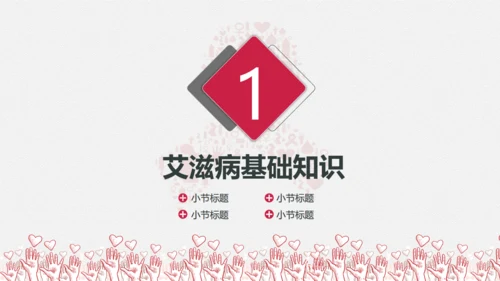 预防艾滋病科普宣讲通用PPT课件
