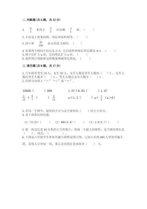 人教版六年级上册数学期末测试卷精品【典型题】.docx
