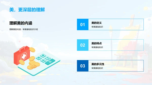 审美在生活中的应用PPT模板