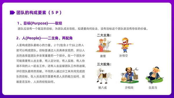 彩色渐变简约商务插画企业培训之走进管理心理学课件PPT