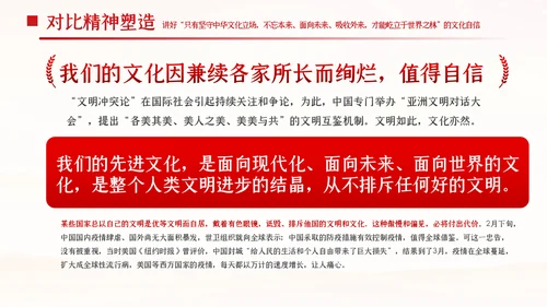 中国青年应从四个对比读懂四个自信共青团团课PPT