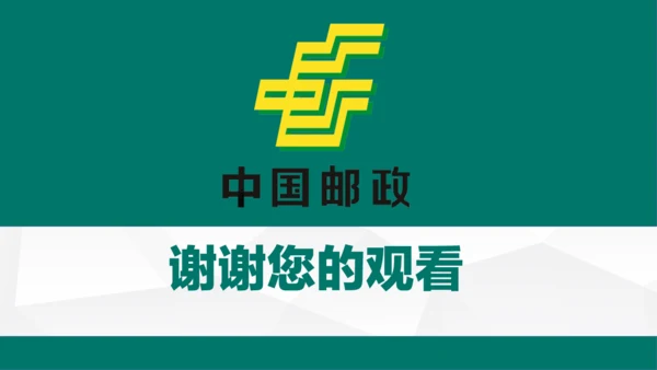 中国邮政储蓄银行工作汇报通用PPT模版