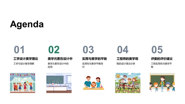 设计美学答辩报告PPT模板