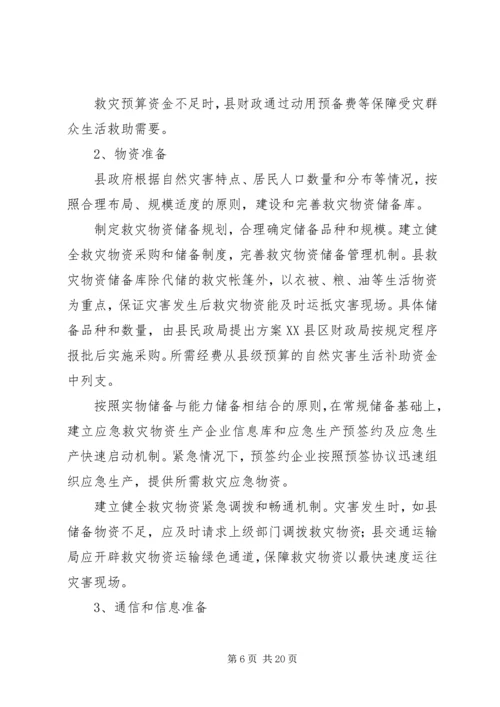 自然灾害救助应急预案范文.docx