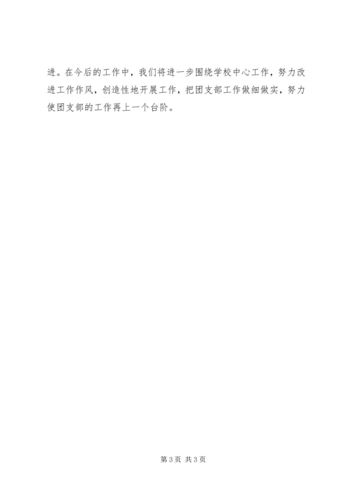 团支部书记工作汇报.docx