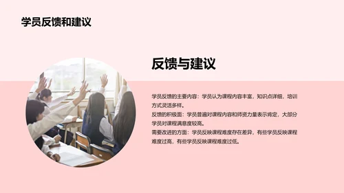 红色商务现代简约培训部门年度工作总结PPT模板
