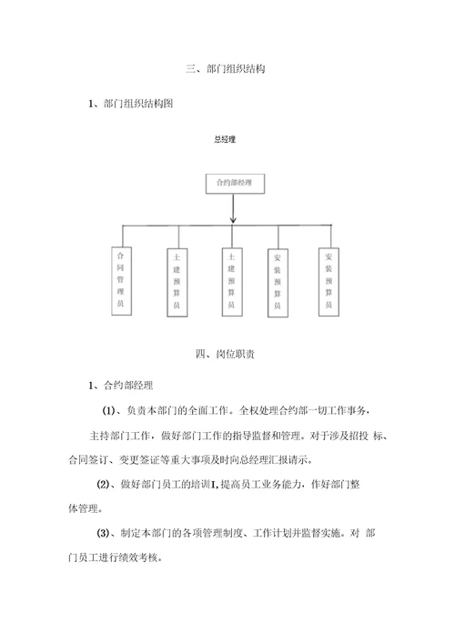 合约部管理制度