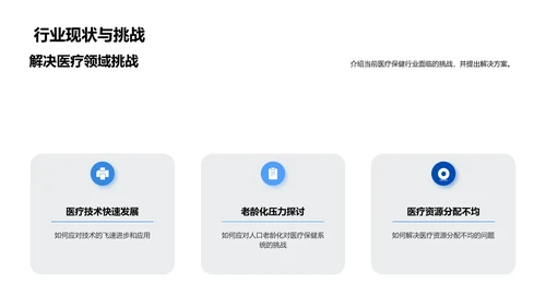 医疗领域述职报告PPT模板