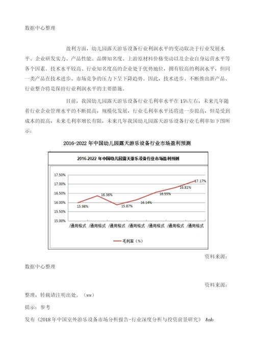 我国幼儿园露天游乐设备行业供需规模及预测分析.docx