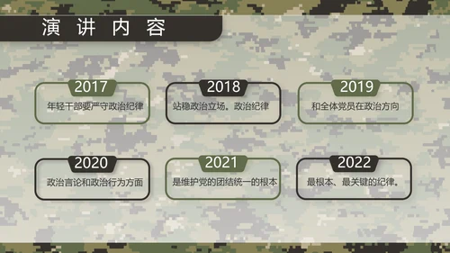 迷彩风部队军事训练汇报动态PPT模板