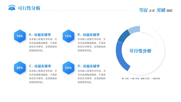 蓝色科技新能源汽车企业介绍PPT
