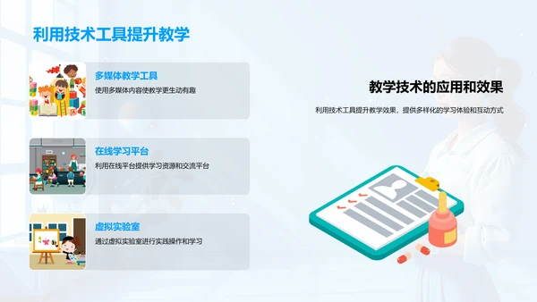 教学实践报告PPT模板