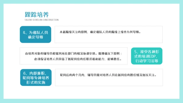 墨绿插画风人才梯队建设与人才培养模板