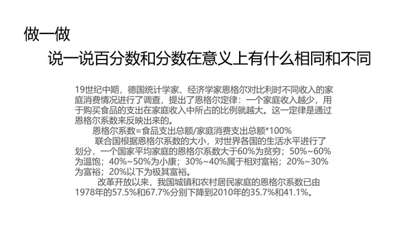 卡通人教版六年级上数学教学课件PPT模板