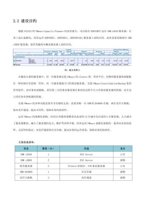 vmware服务器虚拟化整合解决专题方案.docx