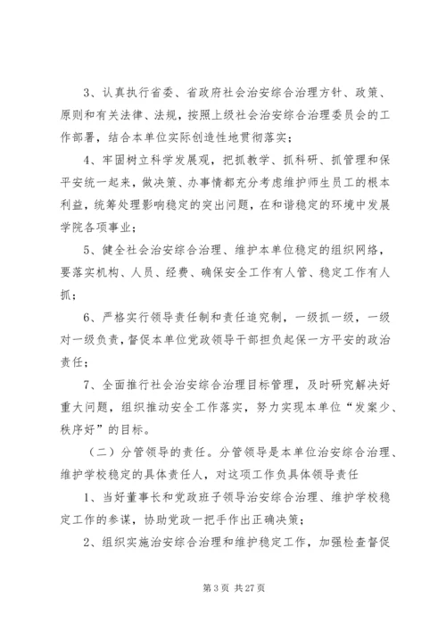 二00八年四月三十日主题词保卫工作综合治理维稳意见整治方案.docx