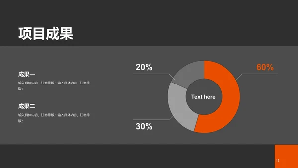 橙色现代汽车企业工作总结PPT
