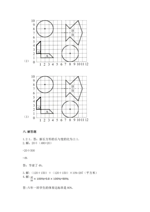 小学数学六年级上册期末测试卷及答案（易错题）.docx